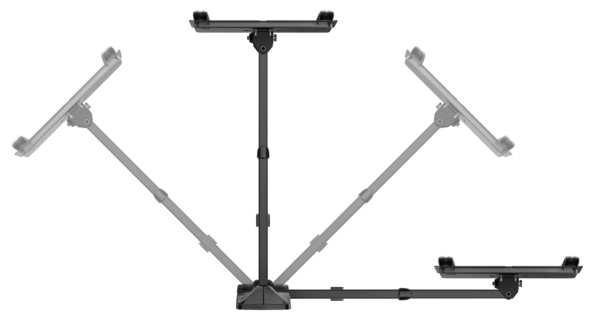 Miniatyrbillede 4 af 4: Meliconi 480989 tv-beslag 114,3 cm (45") Sort