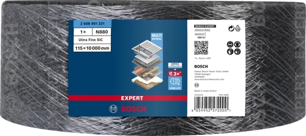 Pikkukuva 1 / 2: Bosch 2 608 901 231 käsikäyttöinen hiontaväline Hiomarulla Erittäin hieno karkeus 1 kpl