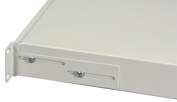 EFB Elektronik Spleißbox ausziehbar 1HE ohne Frontblende, unbestückt, grau