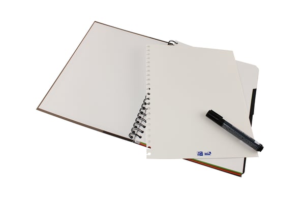Oxford TOUCH blok og notesblok A4+ 120 ark Brun