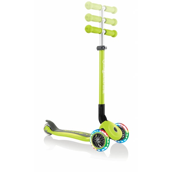 Globber Primo Foldable Lights Børn Trehjulet scooter Lime