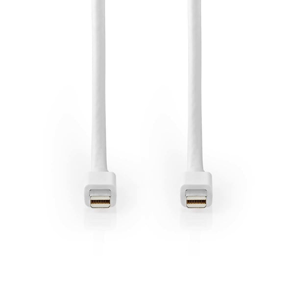 Nedis CCGB37504WT20 DisplayPort kabel 2 m Mini DisplayPort Hvid