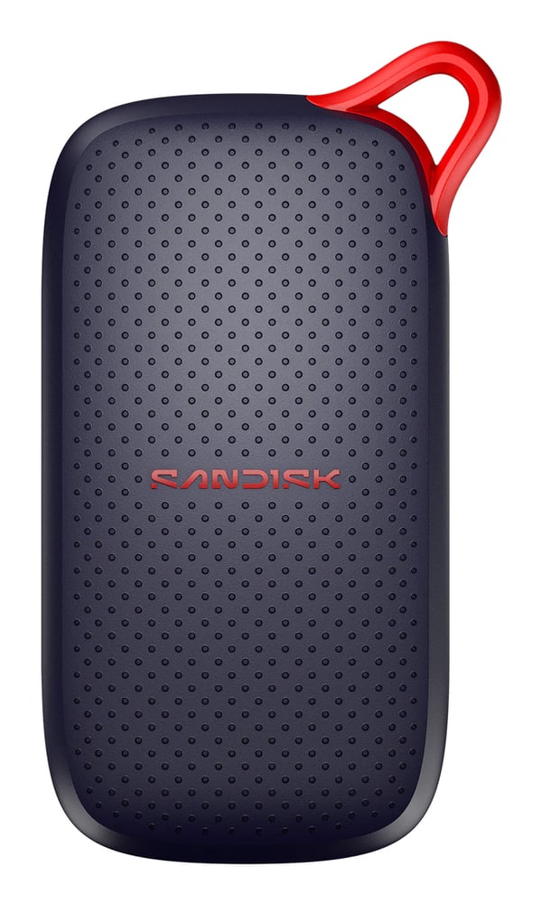 SanDisk Portable SSD (V3) 2 TB USB Type-C 3.2 Gen 2 (3.1 Gen 2) Laivasto, Punainen