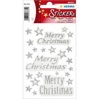 HERMA 3731 klistermärken papper Silver Permanent 24 styck