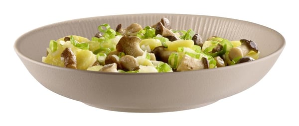 APS-Germany NERO Melamin Beige Rund Serveringsskål