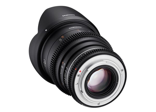 Miniatyrbillede 2 af 4: Samyang VDSLR 24mm T1.5 MK2 MILC Biograflinser Sort
