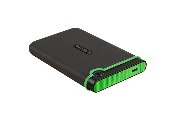Transcend StoreJet 25M3C ulkoinen kovalevy 4 TB 2.5" USB Type-C 3.2 Gen 1 (3.1 Gen 1) Musta, Vihreä