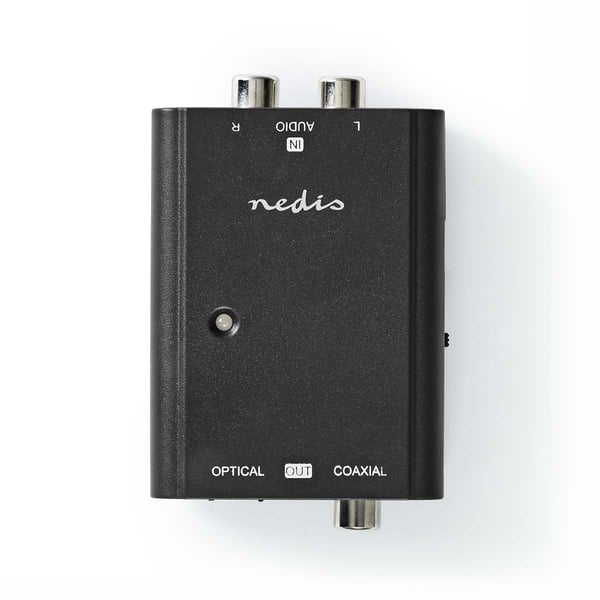 Nedis ACON2508BK lydkonverteringsprogram Sort