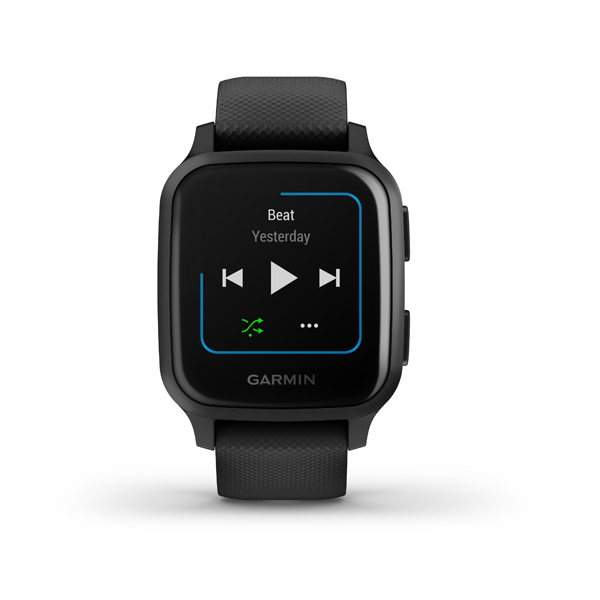 Miniatyrbillede 3 af 7: Garmin Venu SQ Music 3,3 cm (1.3") LCD 33 mm Digital 240 x 240 pixel Berøringsskærm Sort Wi-Fi GPS (satellit)