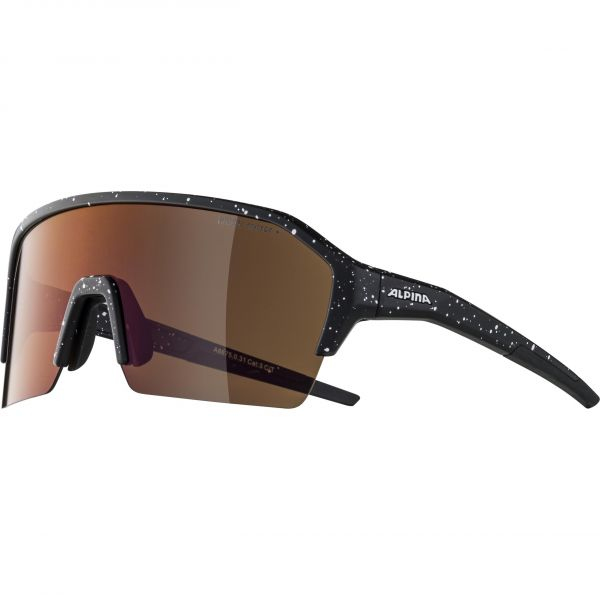 Alpina Sports RAM HR HM+ Cykelglasögon Delvis båglösa Svart