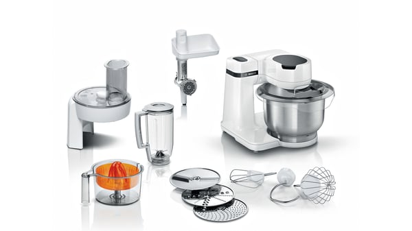 Miniatyrbillede 1 af 7: Bosch Serie 2 MUMS2EW40 foodprocessor 700 W 3,8 L Hvid