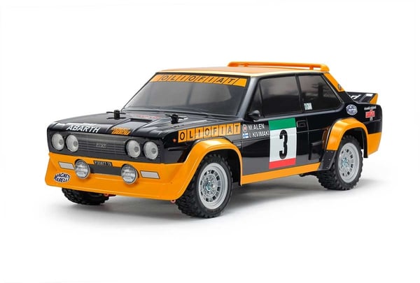 Tamiya Fiat 131 Abarth Rally Olio Fiat Radio-kontrolleret (RC) model Sportsvogn Elektrisk motor 1:10