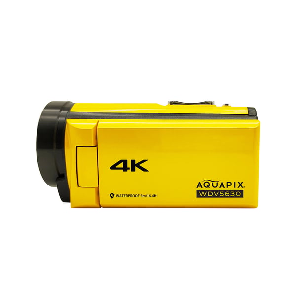 Miniatyrbild 4 av 4: Aquapix WDV5630 Handhållen videokamera 13 MP 4K Ultra HD Gul