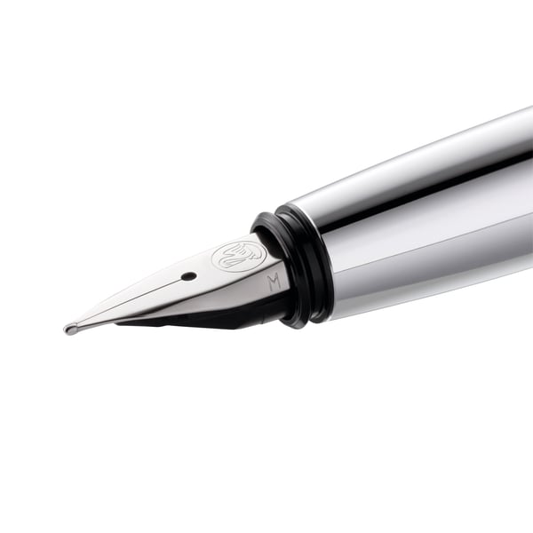 Pelikan Pura P40 fyldepen Påfyldningssystem til patron Anthracit, Sølv 1 stk