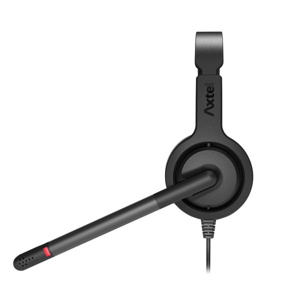 Axtel VOICE UC28 mono USB-A Kuulokkeet Langallinen Pääpanta Toimisto/puhelukeskus USB A-tyyppi Musta