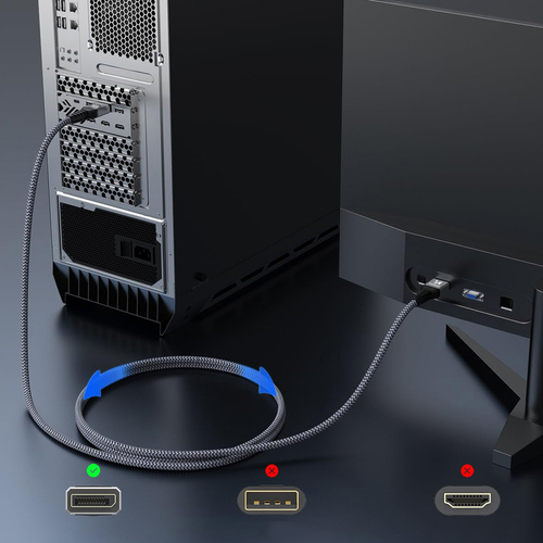 Wozinsky WPS-16AYL1S 1 m DisplayPort Sort