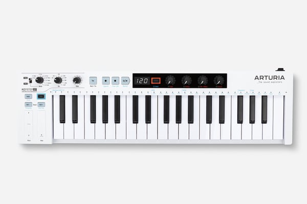 Arturia KeyStep 37 MIDI-tangentbord 37 tangenter USB Vit