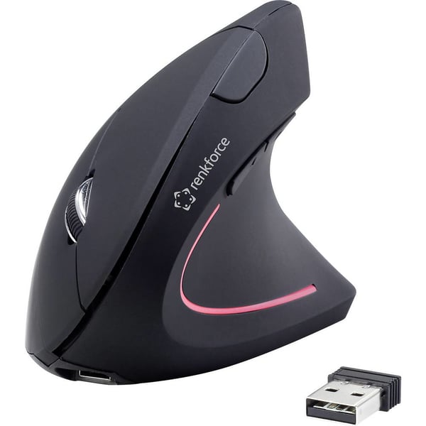 Miniatyrbillede 1 af 7: Renkforce RF-WM-322 mus Kontor Højre hånd RF trådløst Optisk 1600 dpi