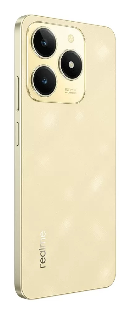 realme C61 17,1 cm (6.74") Dual SIM Android 14 4G USB Type-C 6 GB 256 GB 5000 mAh Guld
