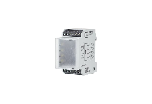 METZ CONNECT KAD-C12 strømrelæ Hvid