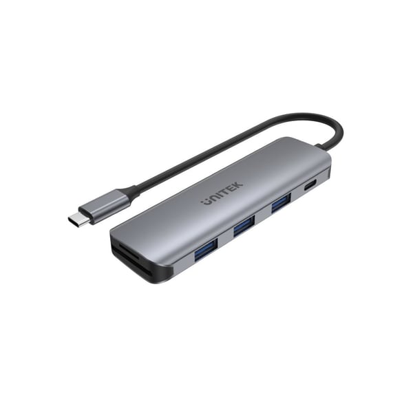 Miniatyrbild 1 av 3: UNITEK H1107C gränssnittshubbar USB 3.2 Gen 1 (3.1 Gen 1) Type-C 5000 Mbit/s Grå