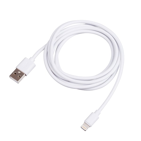 Miniatyrbillede 1 af 3: Akyga AK-USB-31 Lightning kabel 1,8 m Hvid