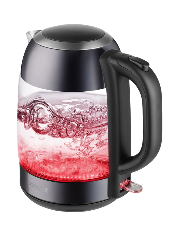 Concept RK4082 elkedel 1,7 L 2200 W Sort, Rustfrit stål