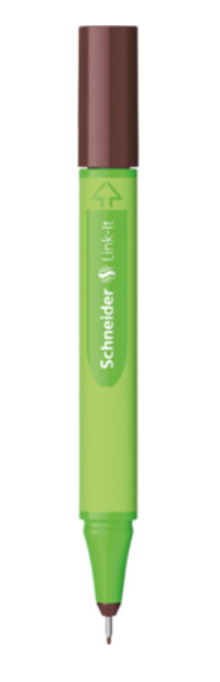 Schneider Schreibgeräte Link-It fineliner Brun 10 stk