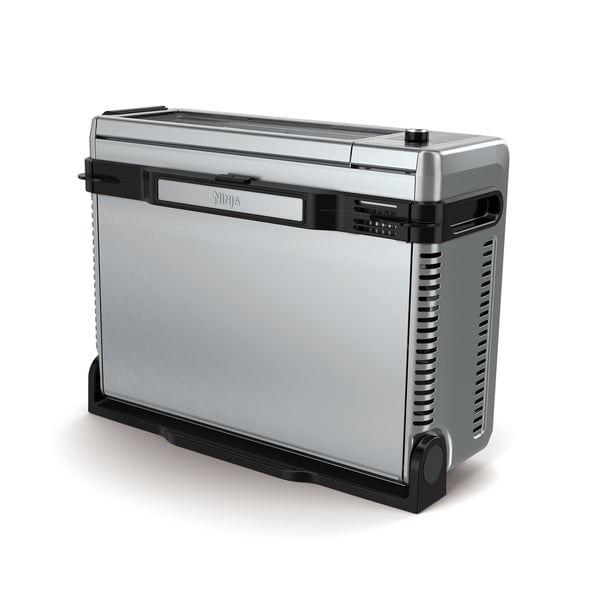Ninja SP101 Single 10 l Fristående 2400 W Varmluftsfritös Svart, Rostfritt stål