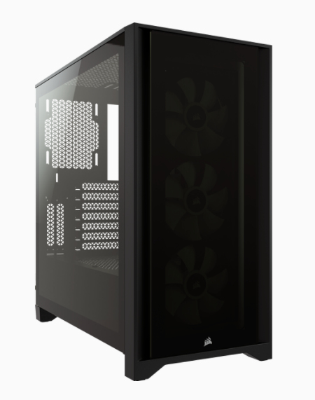 Miniatyrbild 23 av 26: Corsair iCUE 4000X RGB Midi Tower Svart