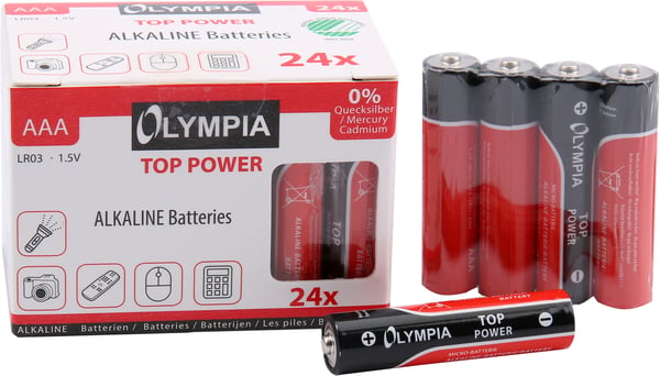 Olympia 40180 husholdningsbatteri AAA Alkaline