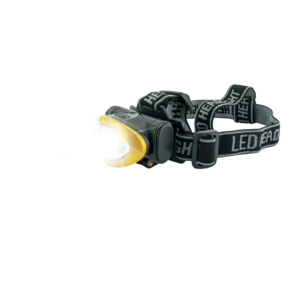 Schwaiger WLED 40 Sort, Gul Hovedbånd lommelygte COB LED