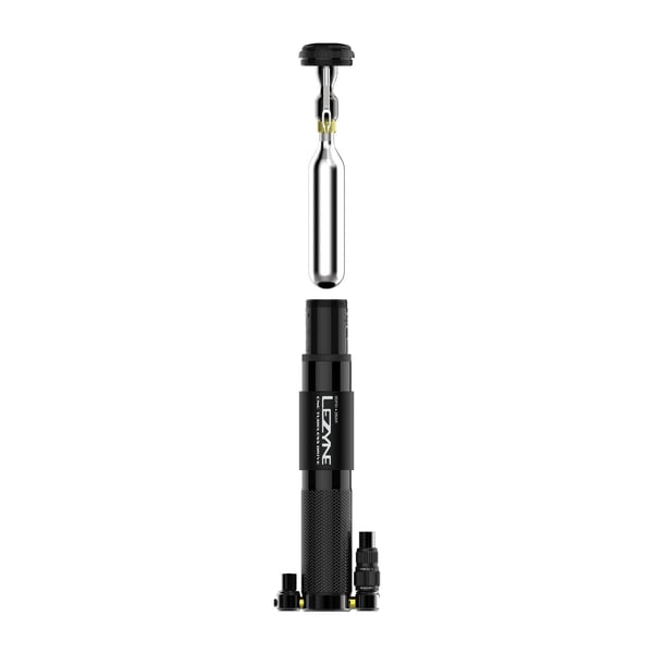 Miniatyrbillede 3 af 11: Lezyne CNC Tubeless Drive Sort Hånd luftpumpe