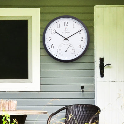 NeXtime Marigold Kvartsur Rund Sort, Hvid
