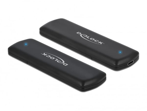 DeLOCK 42633 tallennusaseman kotelo SSD-kotelo Musta M.2