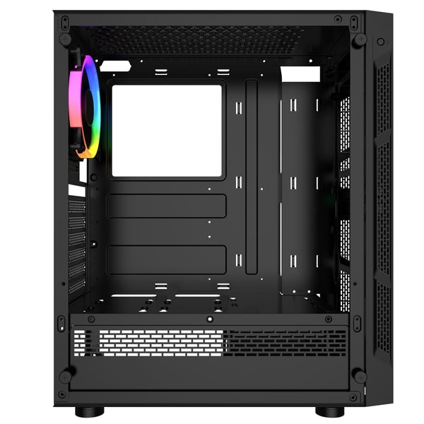 Gembird Fornax 2000 RGB Midi Tower Sort