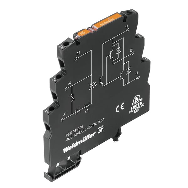 Miniatyrbild 1 av 2: Weidmüller 8937980000 elektriska reläer Svart