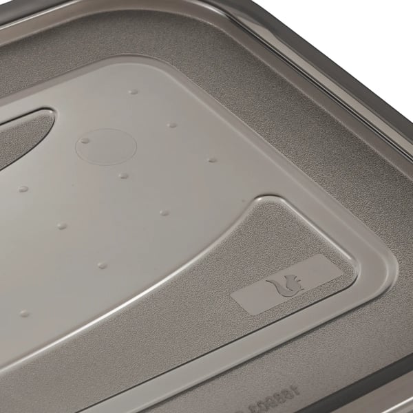 keeeper Fredo Rektangulär Container 2,4 l Svart, Transparent 3 styck