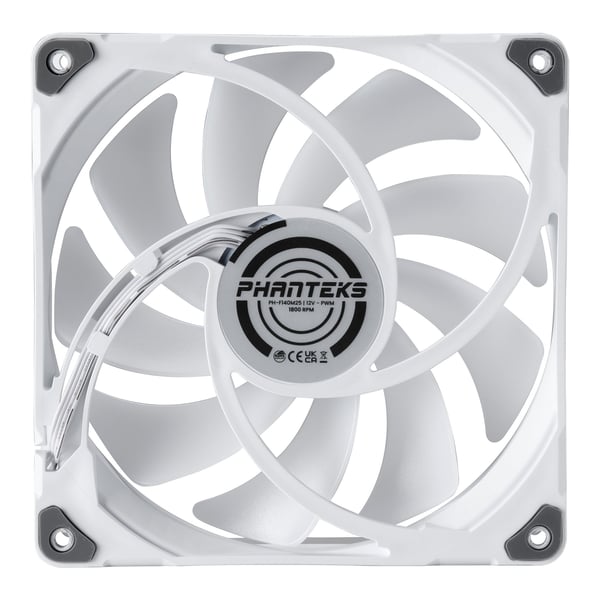 Phanteks M25 Datorväska Fan 14 cm Vit 1 styck
