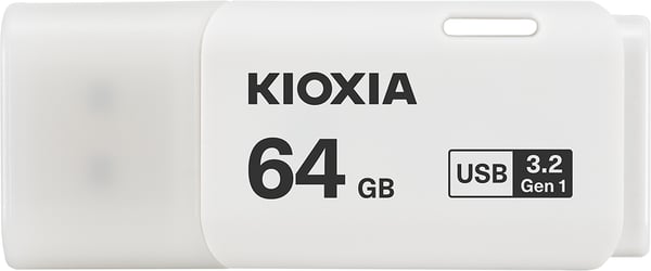 Kioxia TransMemory U301 USB-nøgle 64 GB USB Type-A 3.2 Gen 1 (3.1 Gen 1) Hvid
