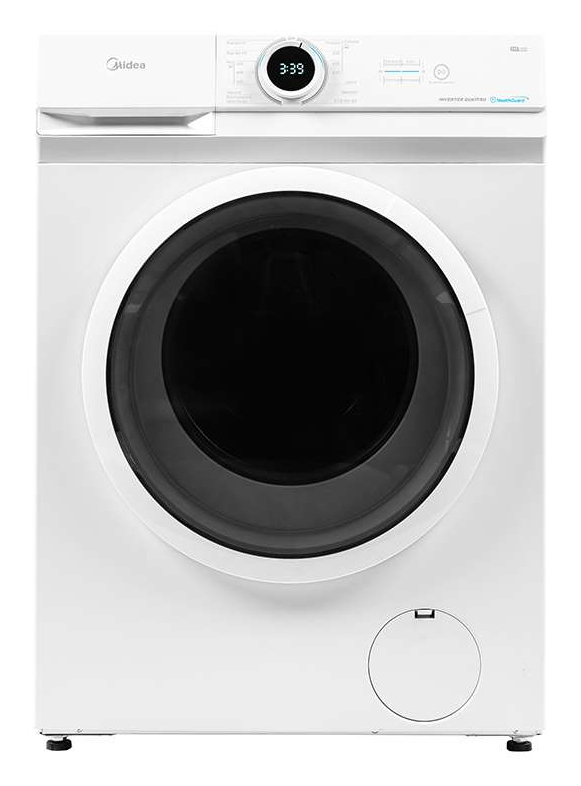 Miniatyrbillede 1 af 5: Midea MF100W90BA/W-IT vaskemaskine Front-læsning 9 kg 1350 rpm Hvid