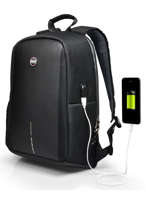Port Designs Chicago Evo 39,6 cm (15.6") Ryggsäck Svart