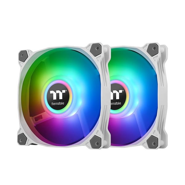 Thermaltake Pure Duo 14 Universel Ventilator 14 cm Hvid 2 stk