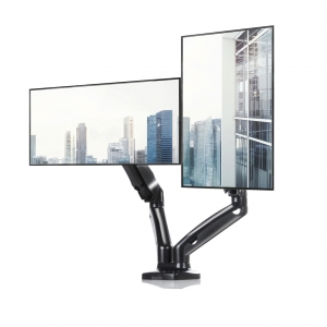 Miniatyrbillede 3 af 8: ART L-16GD 68,6 cm (27") Skrivebord Sort
