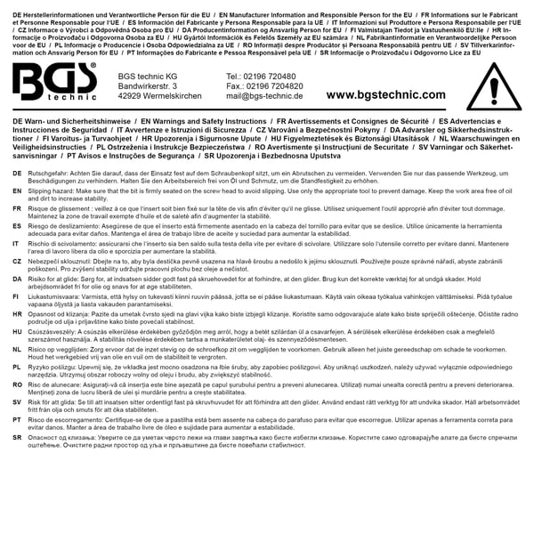 BGS technic Socket eluttag