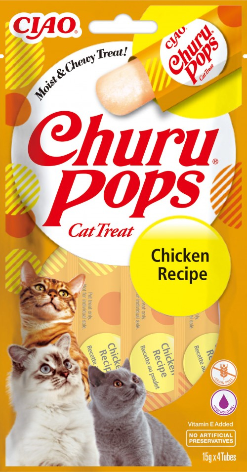 CIAO Churu Pops Chicken Recipe Kat Behandle Kylling 15 g