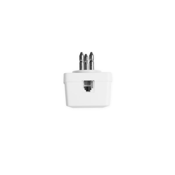 Miniatyrbild 2 av 3: Ekon ECTELFIXSOCKPLUG kabelomvandlare (hane/hona) 2x Terminal plug RJ11 Vit