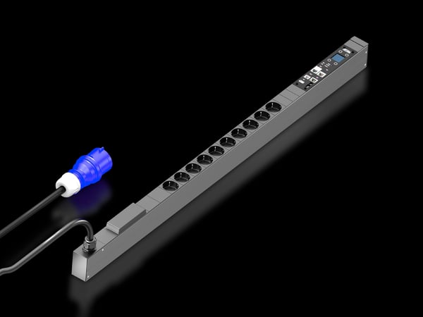 Rittal 7979.211 strømforsyningsenhed (PDU) 10 AC stikkontakt(er) Sort
