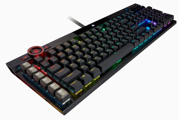 Pikkukuva 7 / 19: Corsair K100 RGB näppäimistö Pelaaminen USB QWERTY Englanti (UK) Musta