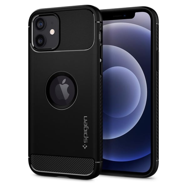Spigen Rugged Armor mobiltelefon etui 15,5 cm (6.1") Cover Sort